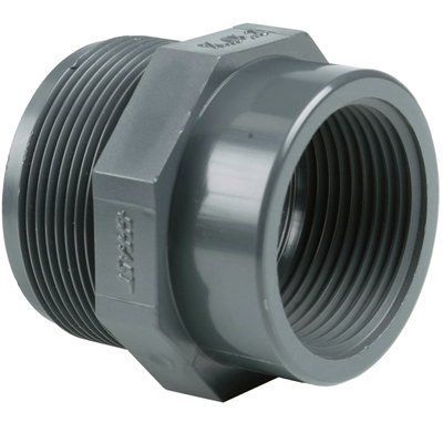 Переходник резьбовой ПВХ Effast RERRIE040C, d1-1/4"x3/4" 29544 фото