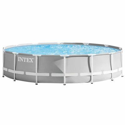 Каркасный бассейн Intex 26720 Premium (427х107 см) с картриджным фильтром, лестницей и тентом 31409 фото