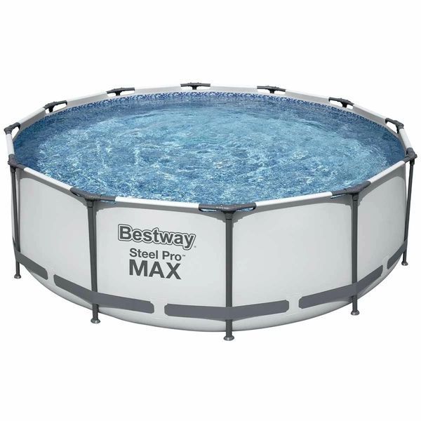 Каркасный бассейн Bestway 56418 (366х100 см) с картриджным фильтром и лестницей 16581 фото
