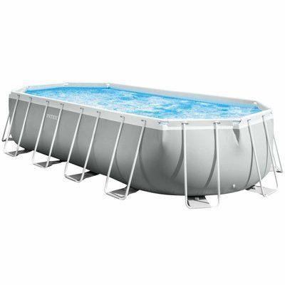 Каркасный бассейн Intex 26798 OVAL (610х305х122 см) с картриджным фильтром, лестницей и тентом 31419 фото
