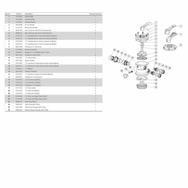 Фільтр Emaux V650 (15 м³/год, D636) 4342 фото