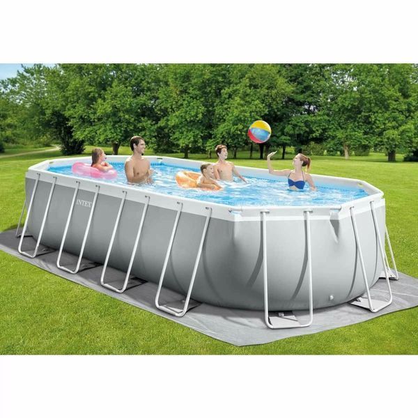 Каркасный бассейн Intex 26798 OVAL (610х305х122 см) с картриджным фильтром, лестницей и тентом 31419 фото