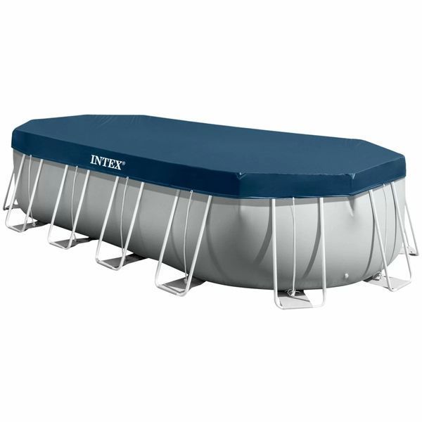 Каркасный бассейн Intex 26798 OVAL (610х305х122 см) с картриджным фильтром, лестницей и тентом 31419 фото