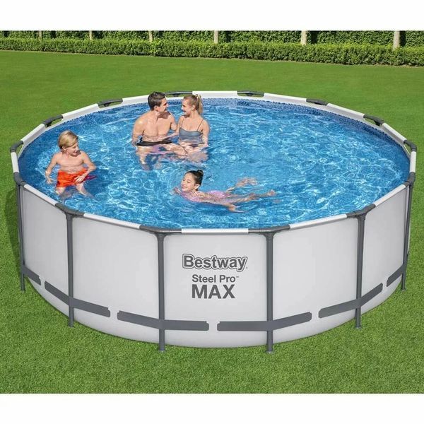 Каркасний басейн Bestway 5612X (427х122 см) з картриджним фільтром, тентом і драбиною 6979 фото