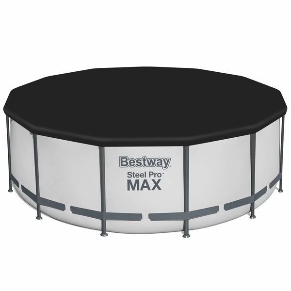Каркасний басейн Bestway 5618W (396х122 см) з картриджним фільтром, драбиною та захисним тентом 31239 фото