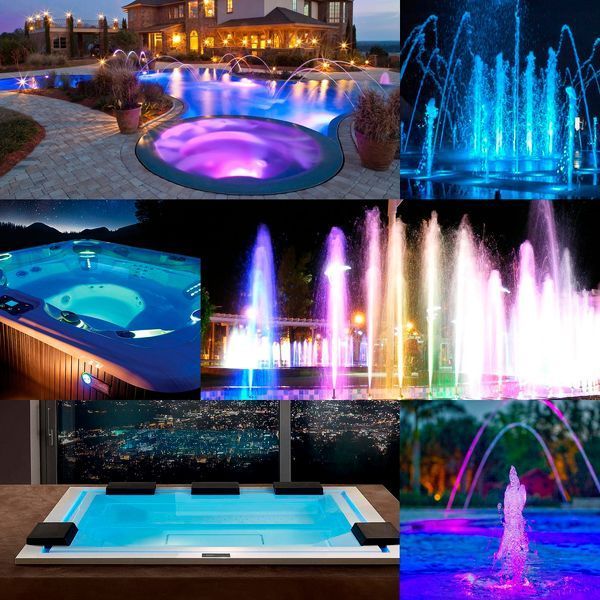 Прожектор світлодіодний Aquaviva HT201S 546LED 33 Вт RGB (AISI-316) + закладна 17175 фото