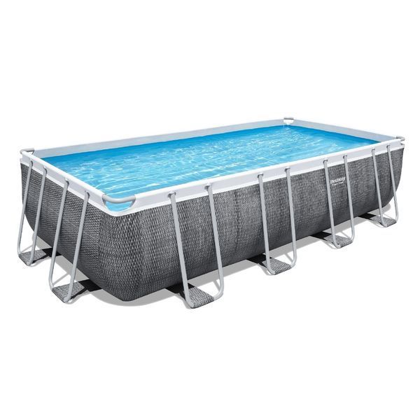 Каркасный бассейн Bestway 56998 (549х274х122 см) с картриджным фильтром, лестницей и защитным тентом 22704 фото