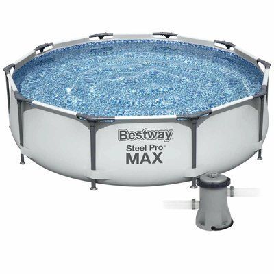 Каркасный бассейн Bestway 56408 (305х76 см) с картриджным фильтром 16578 фото