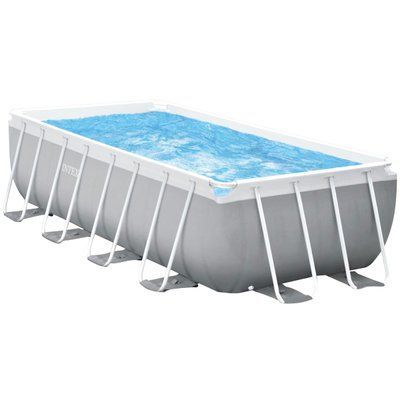 Каркасный бассейн Intex 26792 (488х244х107 см) с картриджным фильтром, лестницей и тентом 31417 фото
