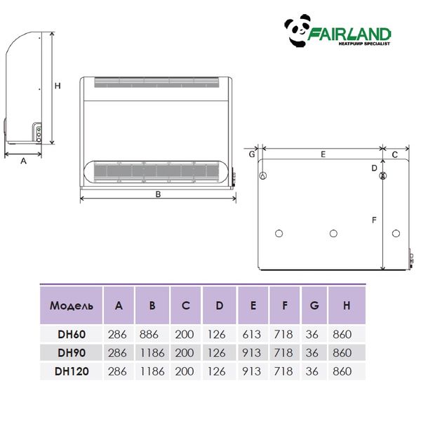 Осушитель воздуха Fairland DH120 (120 л/сутки) 7547 фото