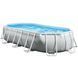 Каркасний басейн Intex 26796 OVAL (503х274х122 см) з картриджним фільтром, драбиною та тентом 31418 фото 1