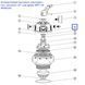 Клапан Emaux високого тиску з ущ. кільцем 1.0 "для крана MPV-06 89281202 12509 фото 2