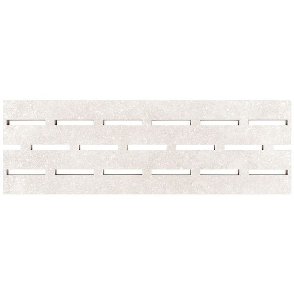 Переливна решітка Aquaviva Granito Light Gray, 595x195x20 мм 27705 фото