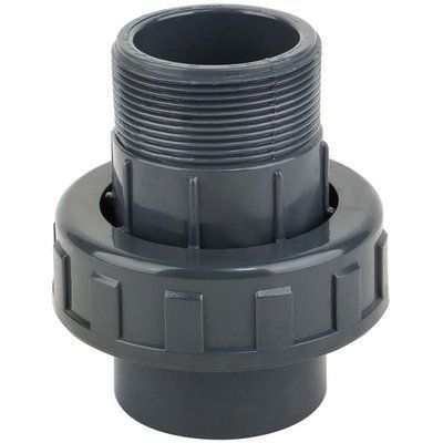 Муфта ПВХ Kripsol EHM30 50.C розбірна, із зовнішньою різьбою d50х1-1/2" 702 фото