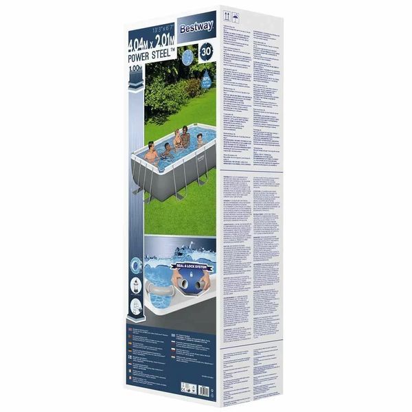 Каркасний басейн Bestway 56442 (404х201х100 см) з піщаним фільтром та драбиною 16584 фото
