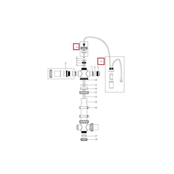 Блок питания для ультрафиолетовой установки Emaux T-UV16 22260 фото