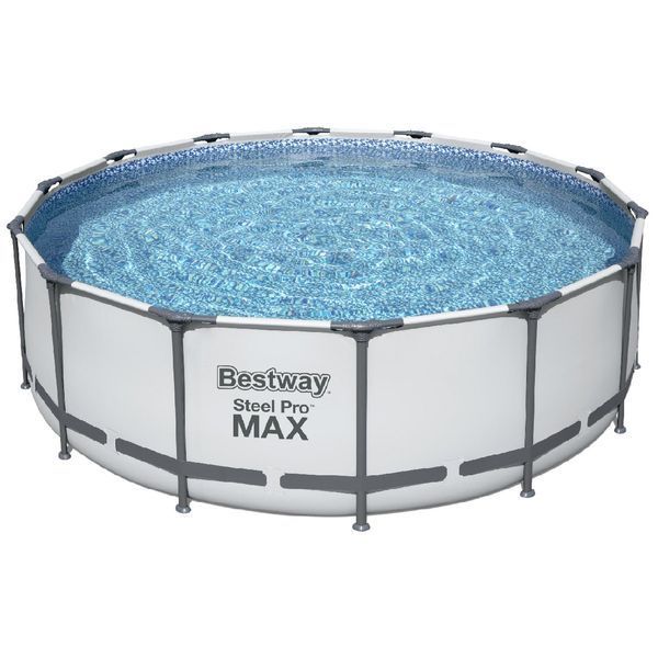Каркасный бассейн Bestway 5612X (427х122 см) с картриджным фильтром, тентом и лестницей 6979 фото