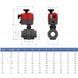 Кран кульовий з електроприводом Effast d50 мм PTFE/EPDM BDREBK1YA0500 20975 фото 2
