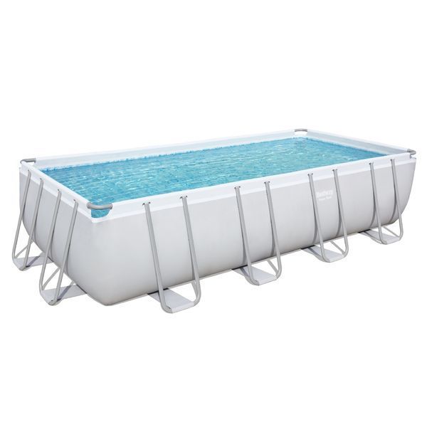 Каркасний басейн Bestway 56670 (488х244х122 см) з картриджним фільтром, драбиною та тентом 18200 фото
