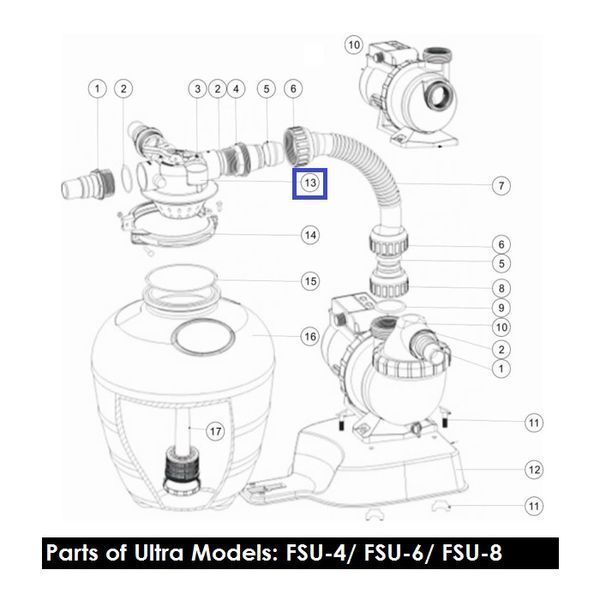 Манометр Emaux 06021014 для крана шести ходового MPV16 Emaux 16819 фото