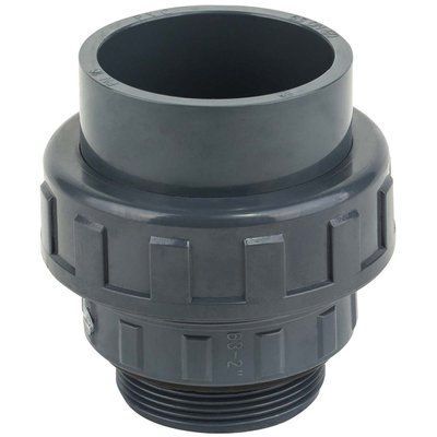 Муфта ПВХ Kripsol EHM20 50.C розбірна, із зовнішньою різьбою d50х1-1/2" 1190 фото