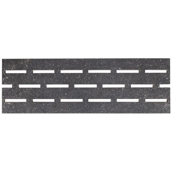 Переливна решітка Aquaviva Granito Black, 595x195x20 мм 27700 фото