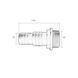 Муфта адаптер Emaux 01013051 крана MPV-16 1.5" (32х38 мм) 16818 фото 4