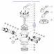 Клапан поворотний Emaux крана MPV-03 1-1/2" Valve Rotor 1021001 3235 фото 2