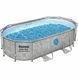 Каркасний басейн з ротанга Bestway 56714 (427х250х100) з картриджним фільтром 20837 фото 1