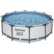 Каркасний басейн Bestway 56420 (366х122 см) з картриджним фільтром, тентом і драбиною 7491 фото 3