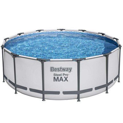 Каркасный бассейн Bestway 5618W (396х122 см) с картриджным фильтром, лестницей и защитным тентом 31239 фото