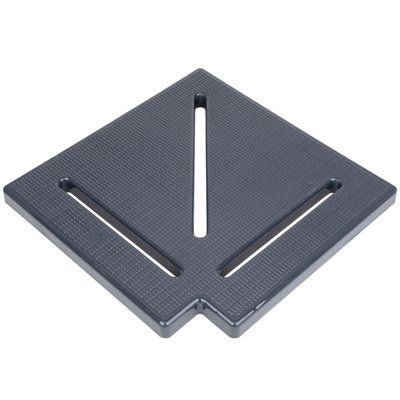 Угловой элемент Aquaviva KKG-30-1 Classic для переливной решетки, 90&deg;, 295х25 мм (серый) 26436 фото