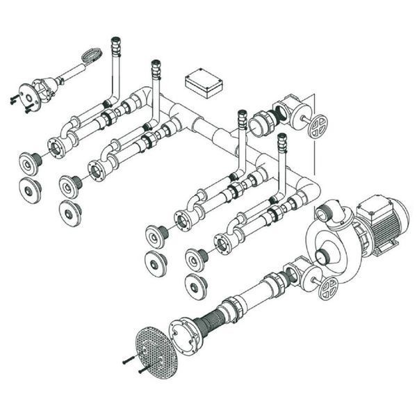 Гідромасаж Fitstar Standard 8697220, 1.5 кВт, (220 В) 24303 фото