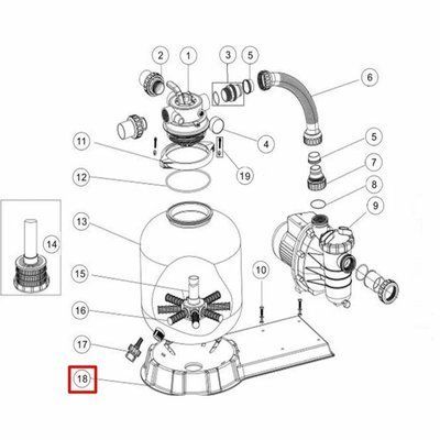 Подставка фильтра FSP/F350-4-6W 32894 фото