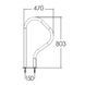 Поручень для бассейна Emaux ARB-F, AISI-316 7203 фото 2