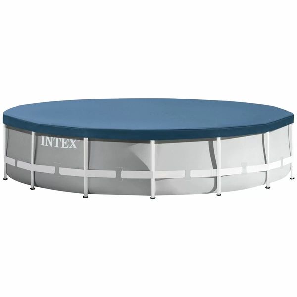 Каркасный бассейн Intex 26724 (457х107 см) с картриджным фильтром, лестницей и тентом 31410 фото