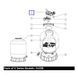 Кран шестиходовой Emaux MPV02 (2'') верхний 2581 фото 2