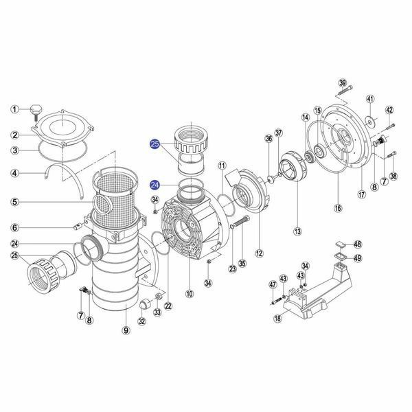 Муфта насоса Kripsol KAN - RPUM2425.02R / RBH0015.03R, 100 мм 7398 фото