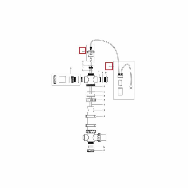 Блок питания для ультрафиолетовой установки Emaux T-UV16 22260 фото