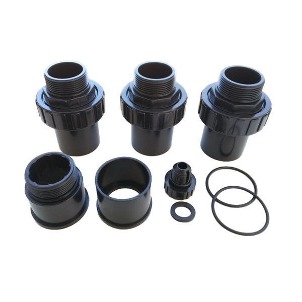Кран шестиходовий Emaux MPV03 (1.5") боковий (88280811B) чорний 2582 фото