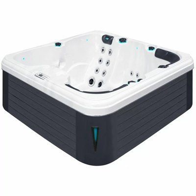 Гідромасажний басейн Passion Spas Refresh (204х204х85 см), Сріблясто-білий 34136 фото