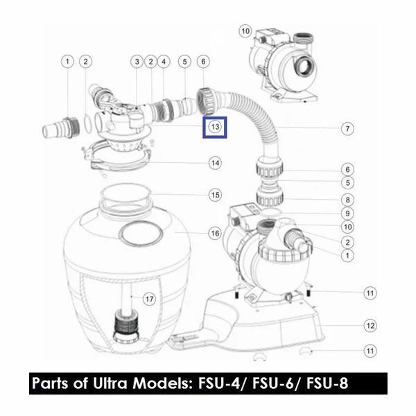 Манометр Emaux 06021014 для крана шести ходового MPV16 Emaux 16819 фото