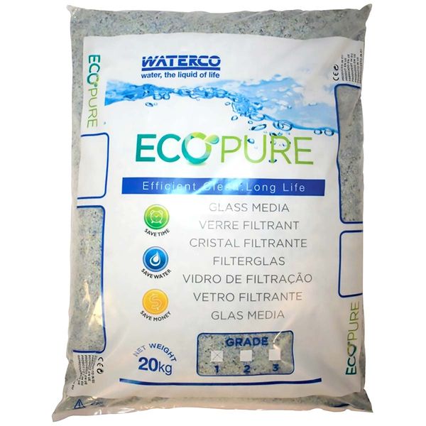 Песок стеклянный Waterco EcoPure 0.5-1.0 мм (20 кг) 23206 фото