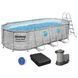 Каркасный бассейн Bestway 56716 (549х274х122 см) с картриджным фильтром, лестницей и тентом 20853 фото 1