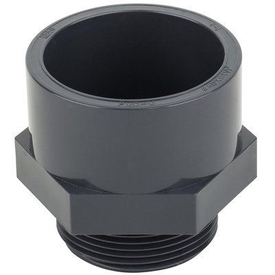 Муфта ПВХ Era US01275, з зовнішньою різьбою d75х2-1/2" 4835 фото