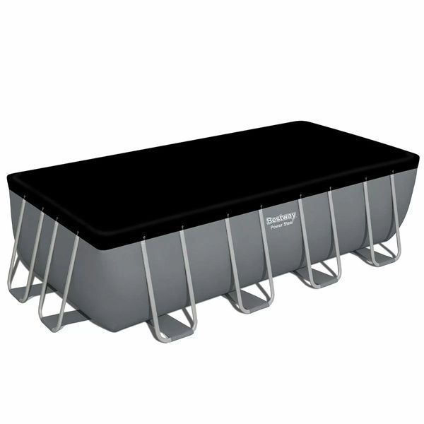 Каркасний басейн Bestway 56670 (488х244х122 см) з картриджним фільтром, драбиною та тентом 18200 фото