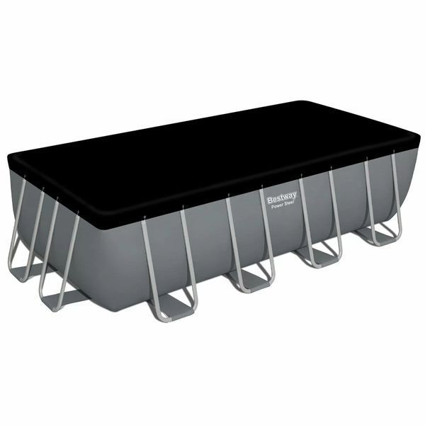 Каркасный бассейн Bestway 56671 (488х244х122 см) с песочным фильтром, лестницей и тентом 18201 фото