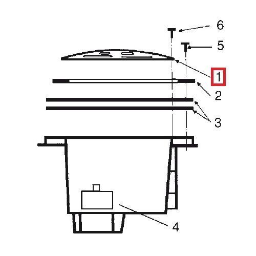 Решітка для донного зливу Hayward ANTI-VORTEX 17263 фото
