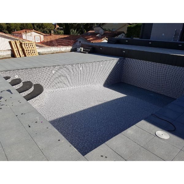 Лайнер Cefil Mediterraneo Gris (серая мозаика) 1.65 x 25.2 м 22804 фото