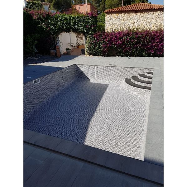 Лайнер Cefil Mediterraneo Gris (серая мозаика) 1.65 x 25.2 м 22804 фото